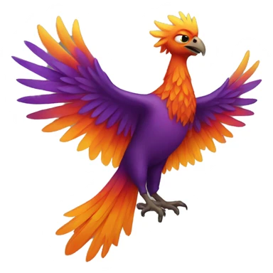Phoenix bird sticker