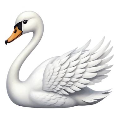 Swan sticker