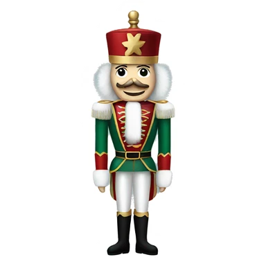 christmas nutcracker full body sticker