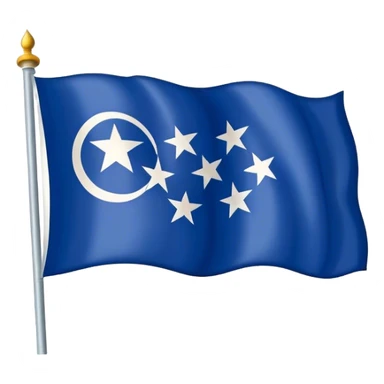 Tennessee state flag sticker