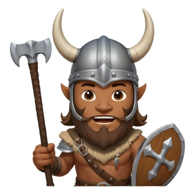 excited Māori VIking sticker