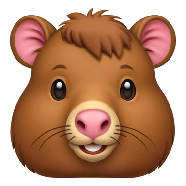 Crea un emoji de capibara sticker