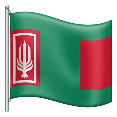 The flag of Chechnya sticker