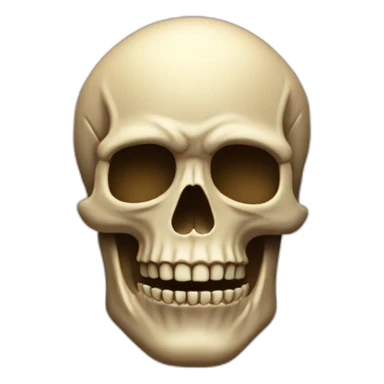 Skull Coin sticker