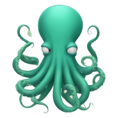 praying tentacles sticker