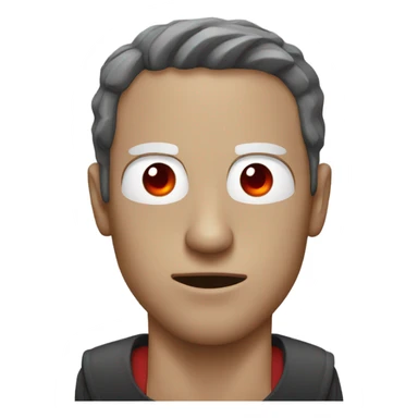 guy with blood shot eyes  sticker