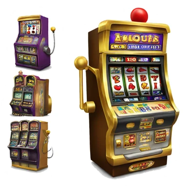 gambling slot machine sticker