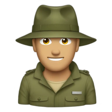 solo military manly hat sticker