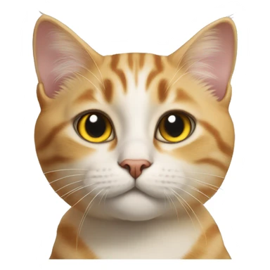 realistic cat looking at viewer sticker