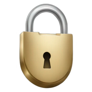 open padlock sticker
