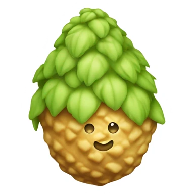 Fat hop cone sticker