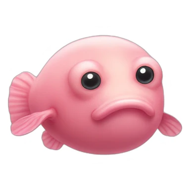 Blobfish sticker