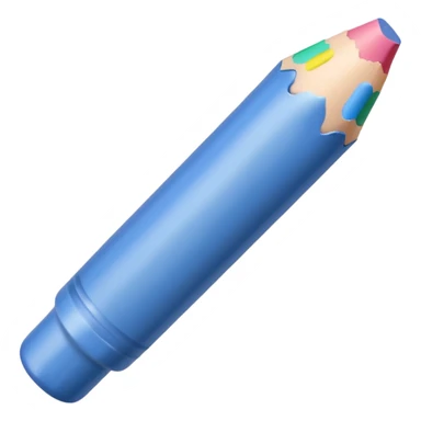 white crayon sticker