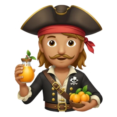 Pirate Captain Mixed with a Maracuja sticker