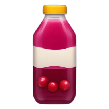cranberry juice sticker