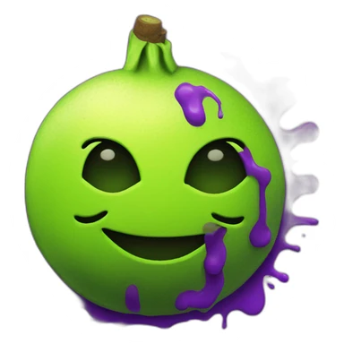 lemon-green-and-purple-neon-spray graffiti sticker