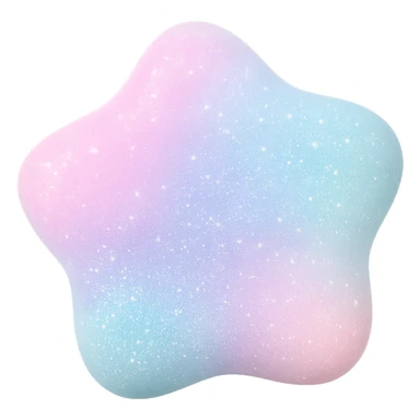 sparkly pastel object,  remove background sticker