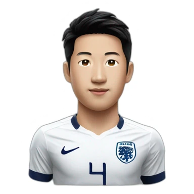 Son heung min sticker