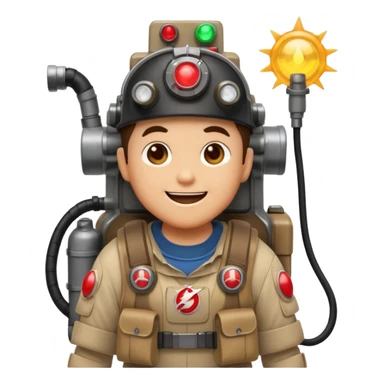 Create me a Ghost Buster in Solo leveling style sticker