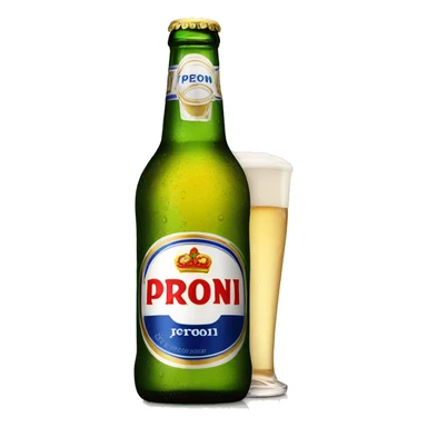 Peroni beer sticker