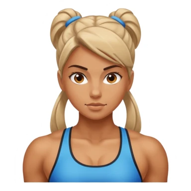 Gym girl sticker
