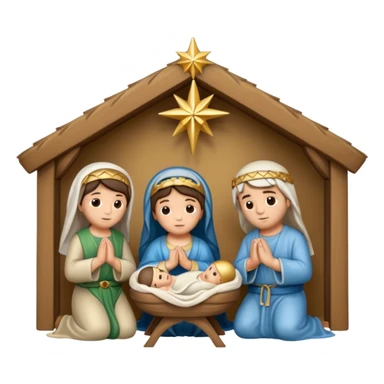 nativity sticker