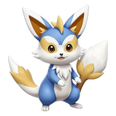 Victini-Meowstic-Buizel-Raichu-Zangoose-Fakémon-hybrid-creature (full body)  sticker