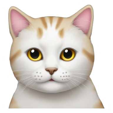 cat infront of a keyboard sticker