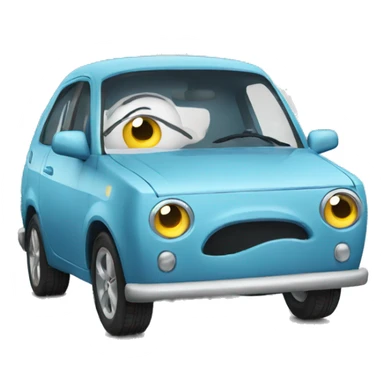 automobile emotion sad crying sticker