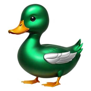 A duck from the matrix movie sticker