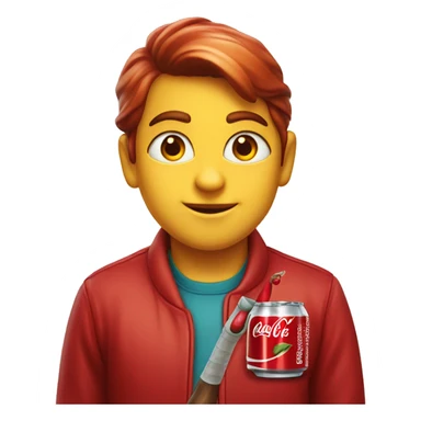 Coca-Cola cherry sticker