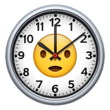 time consuming clock sticker