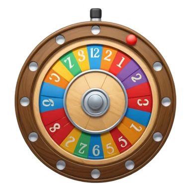 kid friendly roulette wheel spinner sticker