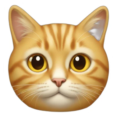 donald trump with cat face sticker