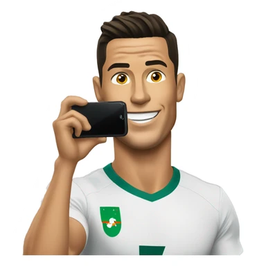 cristiano ronaldo on a phone sticker
