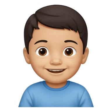 A mexican baby boy whose age is between 0 to 2 years sticker