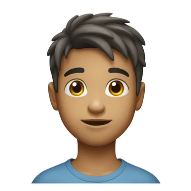 Niño con venda en la cara  sticker