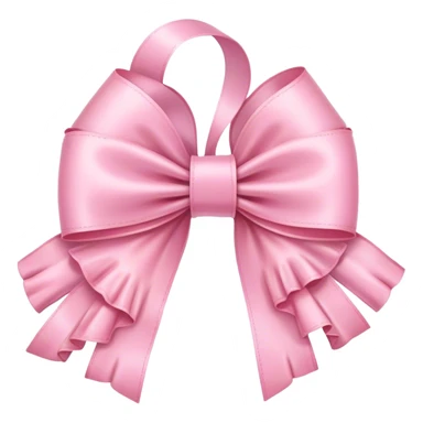 ribbon ruffle pink pastel coquette  sticker