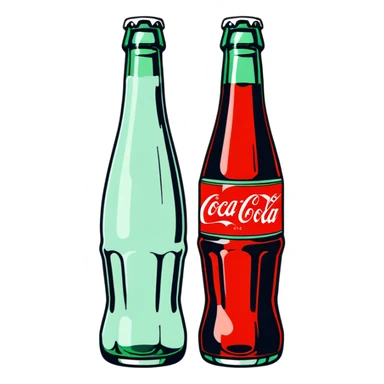 vintage Coca Cola advertisement from the 1950s sticker