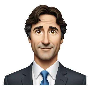 justin trudeau sourri sticker