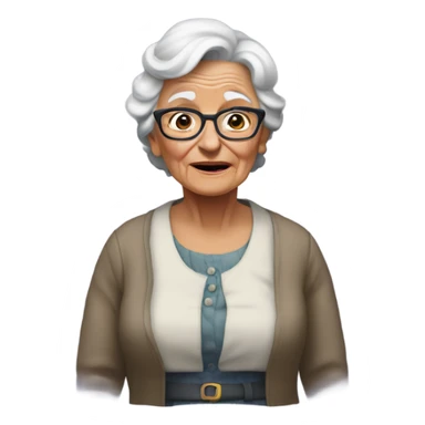 Old grandma who just got $29.99 stolen from her sticker