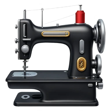 black sewing machine emoji sticker