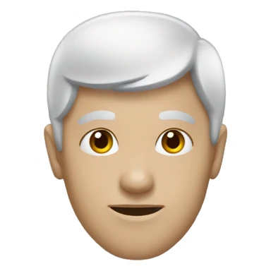 person with a red had sticker