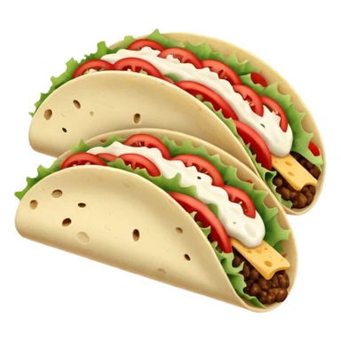 Emoji tacos bleu blanc rouge sticker