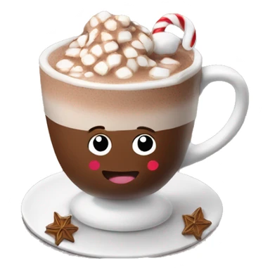 Christmas hot chocolate  sticker
