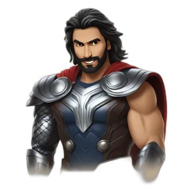 Ranveer singh thor sticker
