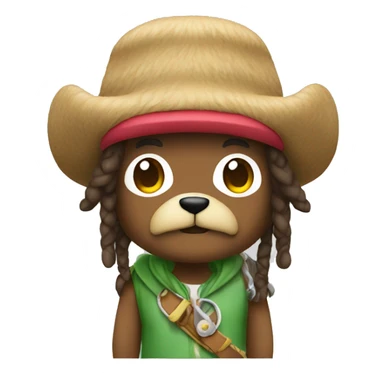 Tony Tony Chopper rasta sticker
