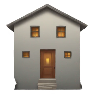 Corazón dentro de casa sticker