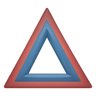 AA triangle in circle  sticker
