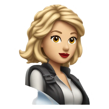 taylor swift riding a jet plane sticker